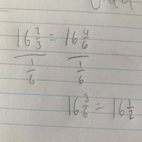 Divide and Simplify:
16 2/3 divided by 1/6