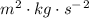 m^2\cdot kg\cdot s^-^2
