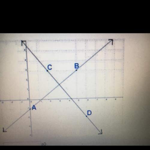 Given the lines ab and cd, determine the slope of line ab. type a numerical answer in the space prov