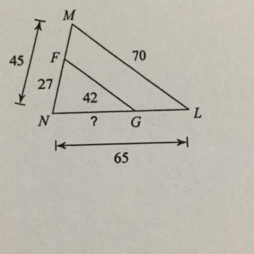 Find the missing length. the triangle in each pair are similar.
