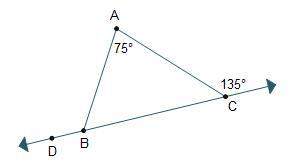 What is m∠abc? the measure of angle abc = 60 degrees the measure of angle abc = 15 degrees the meas
