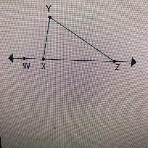 Which statement regarding the diagram is true?  a)mwxy = myxz b)mwxy &lt; myzx c)