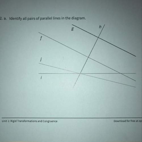 2. a. identify all pairs of parallel lines in the diagram. meee