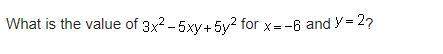 What is the value of 3x^2-5xy+5y^2 for x=-6 and y=2?  -68 -4 188 208