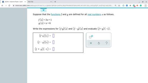 Can someone  suppose that the functions f and g are defined for all real numbers x as f