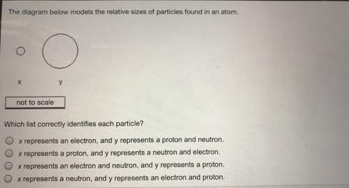 Which list correctly identifies each particle?