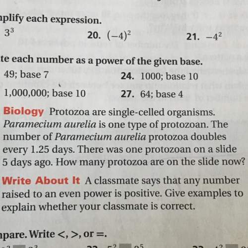 Aclassmate says that any number raised to an even number is positive. give examples to explain wheth