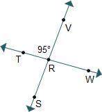 Angle wrs = degrees group of answer choices 100 95 90 85