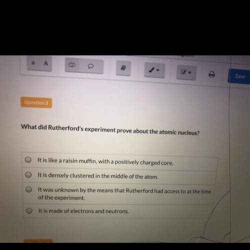 What did rutherford’s experiment prove about the atomic  plz answer