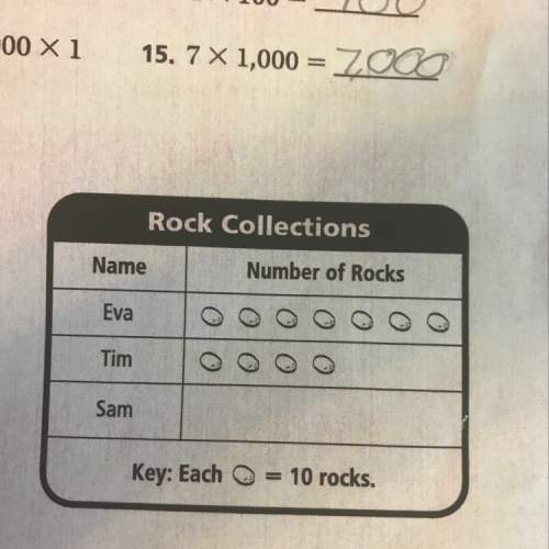 How many rocks does ev have? explain how do you find your answer.