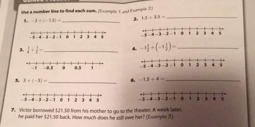 (example example 2)use a number line to find each sum1 and 3.52. 1.51. 1.5)0 12 3 4 55-4-3-2-1-5-4-3