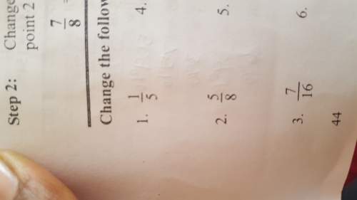 Change the following fraction to percents