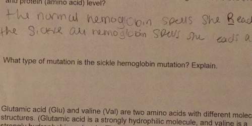 What type of mutation is a sickle hemoglobin mutation
