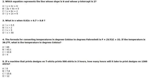 Algebra 1 questions, me if you can : )