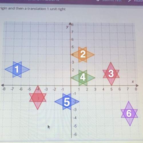 Identify which shapes on the graph are congruent to shape i by performing these sequences of transfo