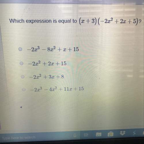 Which expression is equal to (x+3) (-2x^2+2x+5)