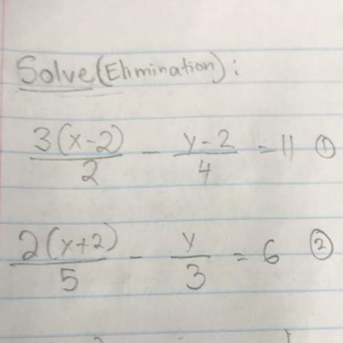 Does anyone know how to solve this math equation?  (solve by elimination, substitution, or mat