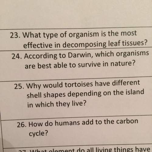 Why would tortoises have different shell shapes depending on the islands in which they live? (#25)&lt;