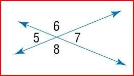 Find the measure of angle 7.  measure of angle 7 = 2x+15 measure of angle 8 = 3x
