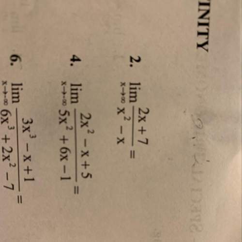 How do i find the limit of number 2?