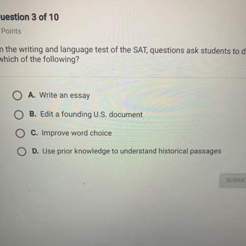 In the writing and language test of the sat, questions ask students to do which of the followi