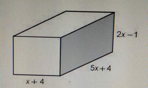 Find the volume of the box. use the formula v = lwha) 10x^3 - 32x^2 - 56x + 16