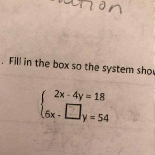 Fill in the box so the system has infinitely many solutions.