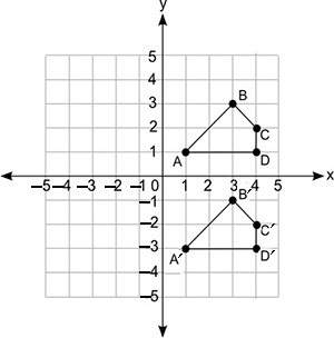 (02.01 lc) figure abcd is transformed to figure a′b′c′d′:  which angle in figure