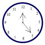 estimate the measurement of the angle formed by the clock. assume that the hands are po