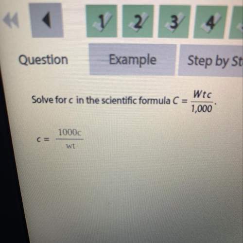 Solve for c in the scientific formula