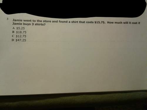 Does anyone know this answer on how much it costs for jaime buys 3 t shirts