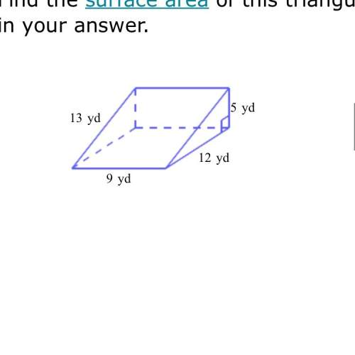 Fine the surface area of this triangular prism