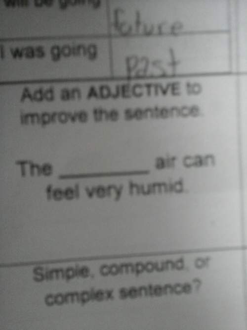 Add an adjective to improve the sentence. the feel very humid