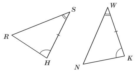 What is a correct congruence statement for the triangles shown?