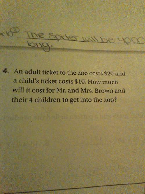 An adult ticket to the zoo costs $20 and a child's ticket costs $10. how much will it cost for mr. a