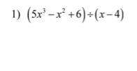Igot stuck on this question. use long division to solve