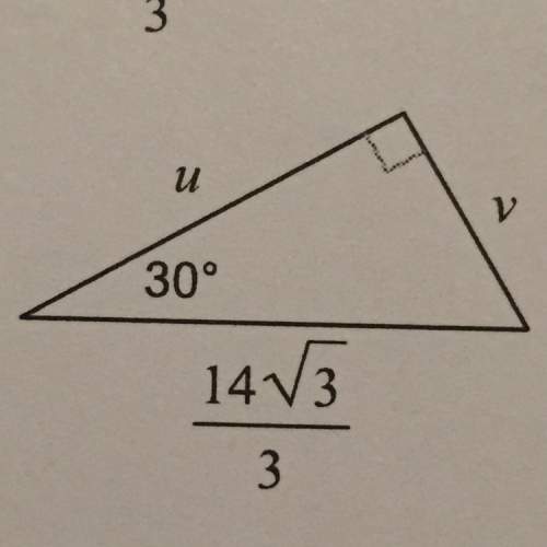 Find the missing side lengths. leave your answer as radicals in simplest form