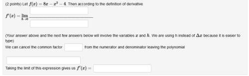 Last derivatives based problem. would be appreciated.
