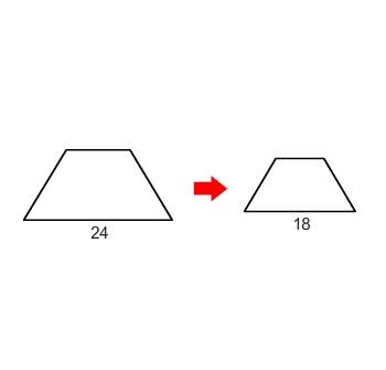 The figures shown are similar. what is the scale factor?  a.