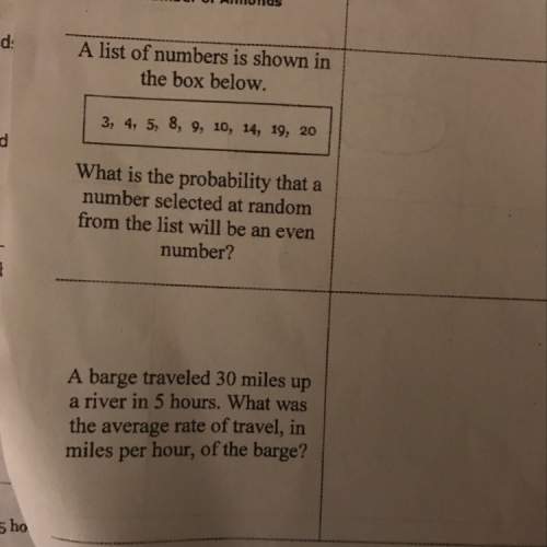 Need with what is the probability that a number selected from the list will be an even number? al