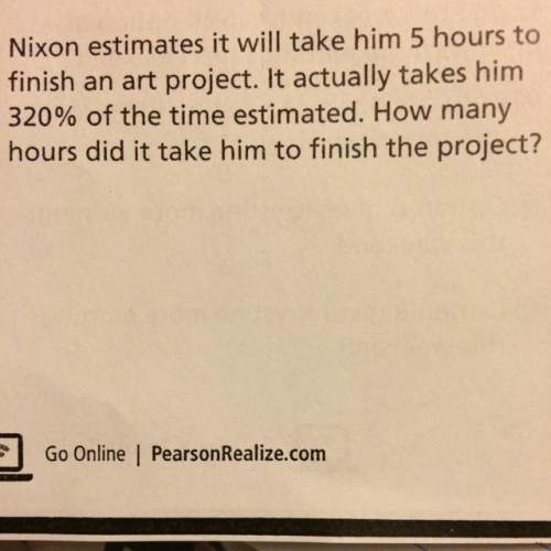 How many hours did it take him to finish the project?