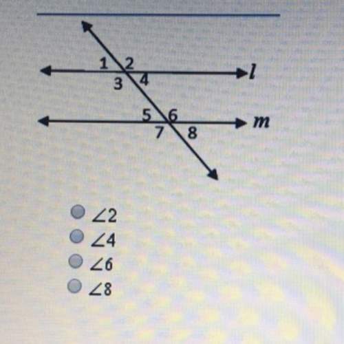 Which angle corresponds to angle 8? i think it's b or d.