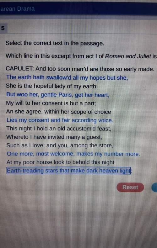 Which line in this excerpt from act 1 of romeo and juliet is an example of an oxymoron? ?  i n