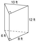 What is the value of b for the following triangular prism?  the first image is for this quest