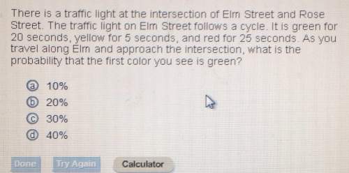 3there is a traffic light at the intersection of elm street and rose street the traffic light on elm