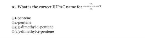 Answer  what is the correct iupac name for ? the above pic