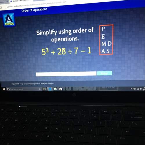 Simplify using order of operations p e m d a s