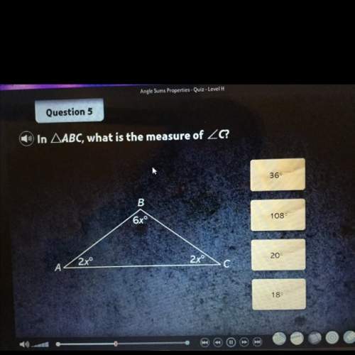 Can someone me find the measure of angle c?