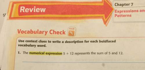 Chapter 7 review expressions an patterns vocab vocabulary check