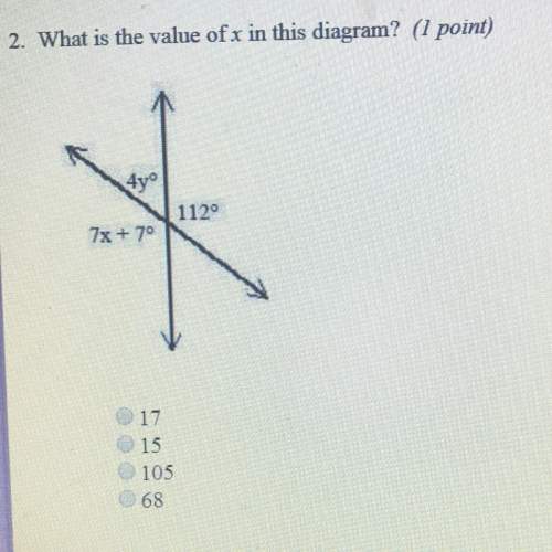 2. what is the value of x in this diagram?